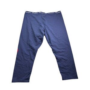 Champion Womens Double Dry Leggings Size 4X Navy Red White Blue Logo Spellout Ne